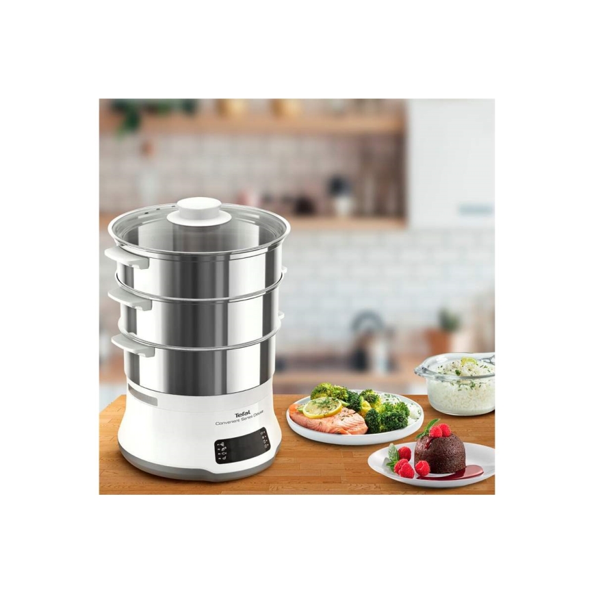 Tefal - Parný hrniec CONVENIENT SERIES DELUXE 9l 900W/230V nerez