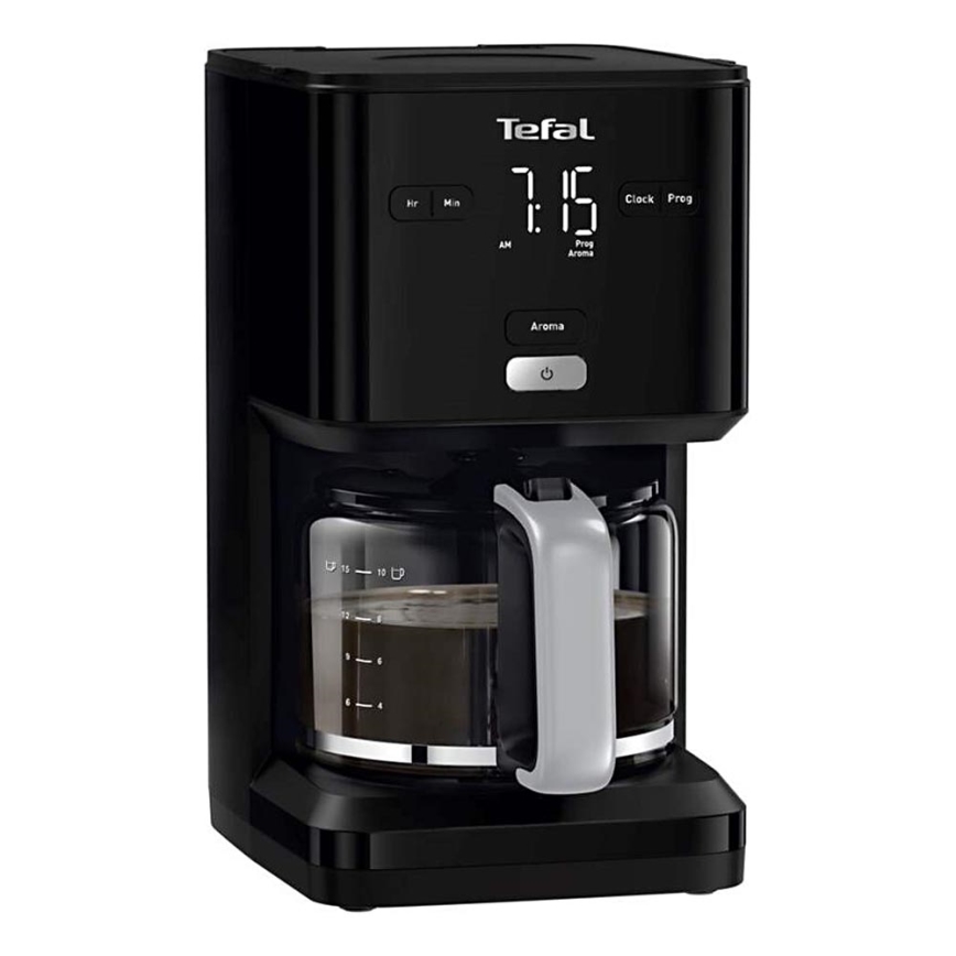 Tefal - Prekvapkávajúci kávovar s LCD displejom 1000W/230V čierna
