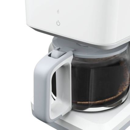 Tefal - Prekvapkávajúci kávovar s LCD displejom SENSE 1000W/230V biela