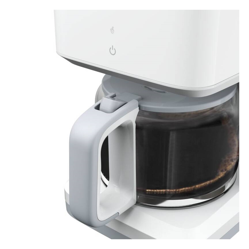 Tefal - Prekvapkávajúci kávovar s LCD displejom SENSE 1000W/230V biela