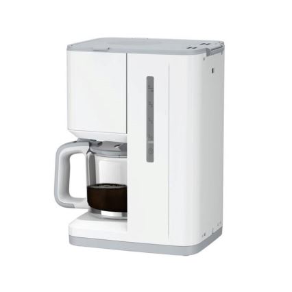 Tefal - Prekvapkávajúci kávovar s LCD displejom SENSE 1000W/230V biela