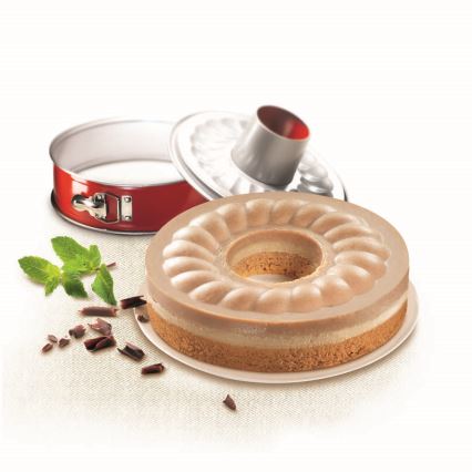 Tefal - Rozkladacia forma Savarin DELIBAKE 27 cm červená