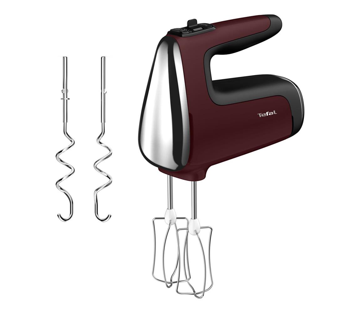 Tefal - Ručný šľahač POWERMIX 600W/230V červený HT652538