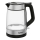Tefal - Rýchlovarná kanvica GLASS 1,7l 2200W/230V čierna/nerez
