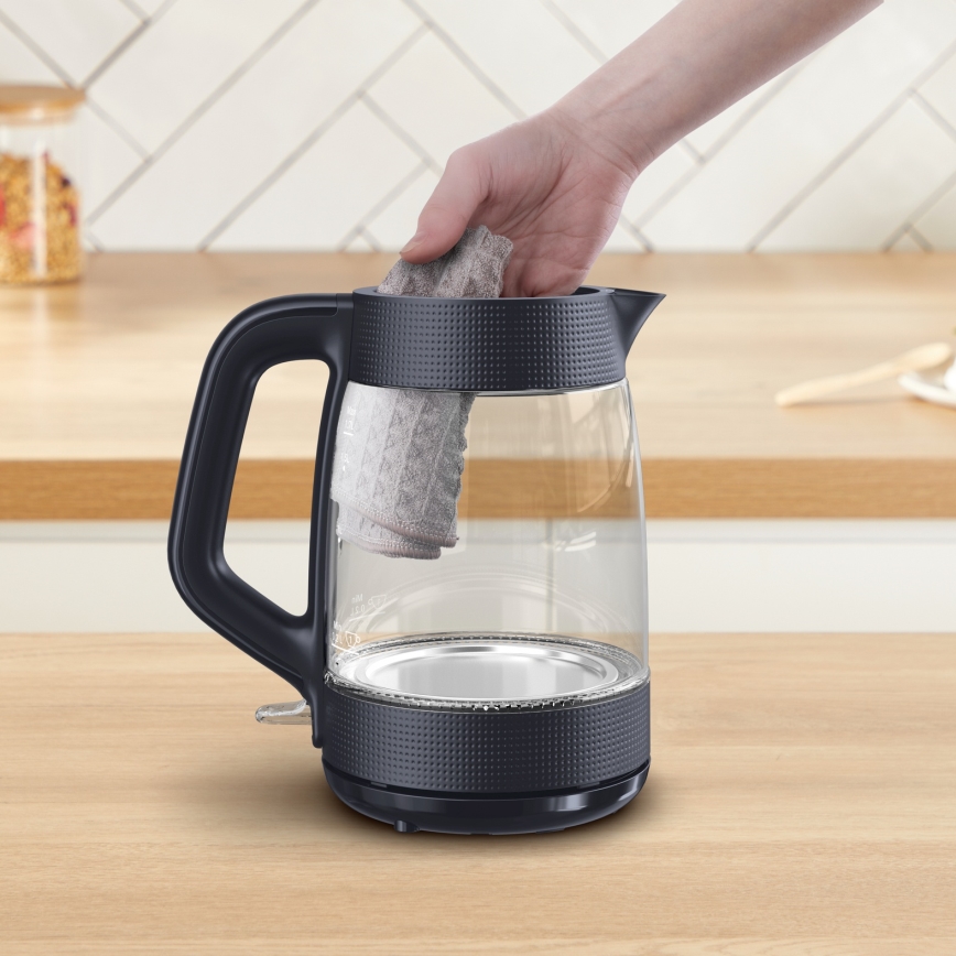 Tefal - Rýchlovarná kanvica MORNING GLASS 1,7 l 2000W/230V