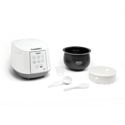 Tefal - Ryžovar 8v1 EASY COOK 750W/230V 5 l biela