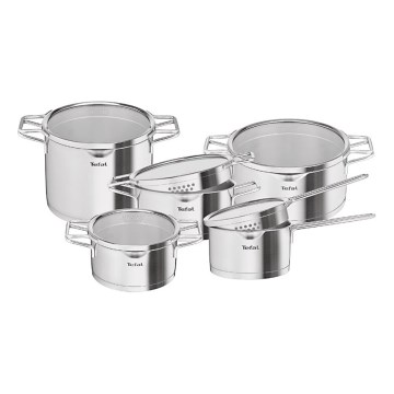 Tefal - Sada hrncov 10 ks NORDICA nerez