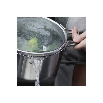 Tefal - Sada hrncov 10 ks NORDICA z nehrdzavejúcej ocele