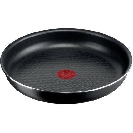 Tefal - Sada panvíc 3 ks INGENIO EASY COOK & CLEAN BLACK