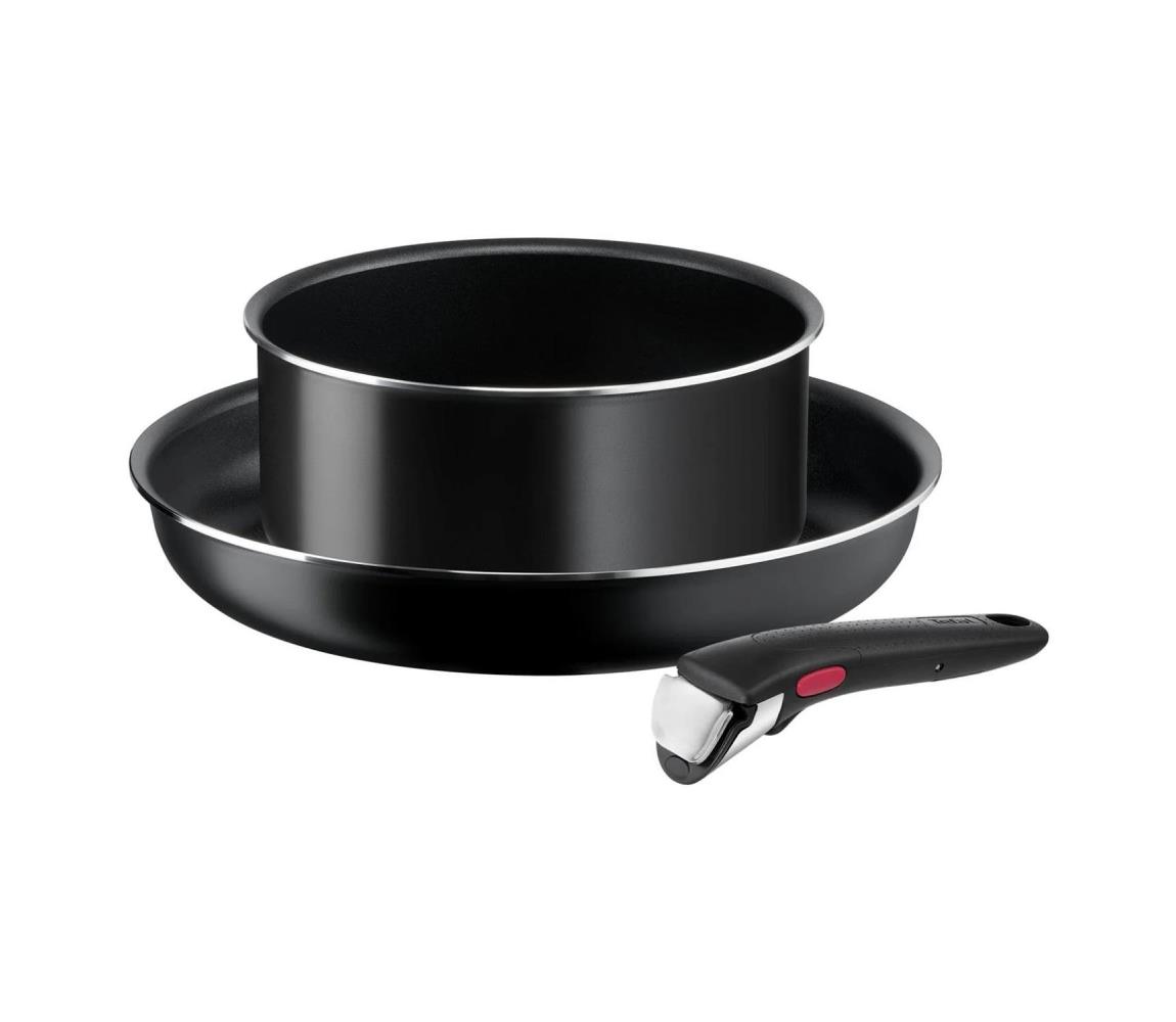 Tefal Tefal - Sada riadu 3 ks INGENIO EASY COOK & CLEAN BLACK