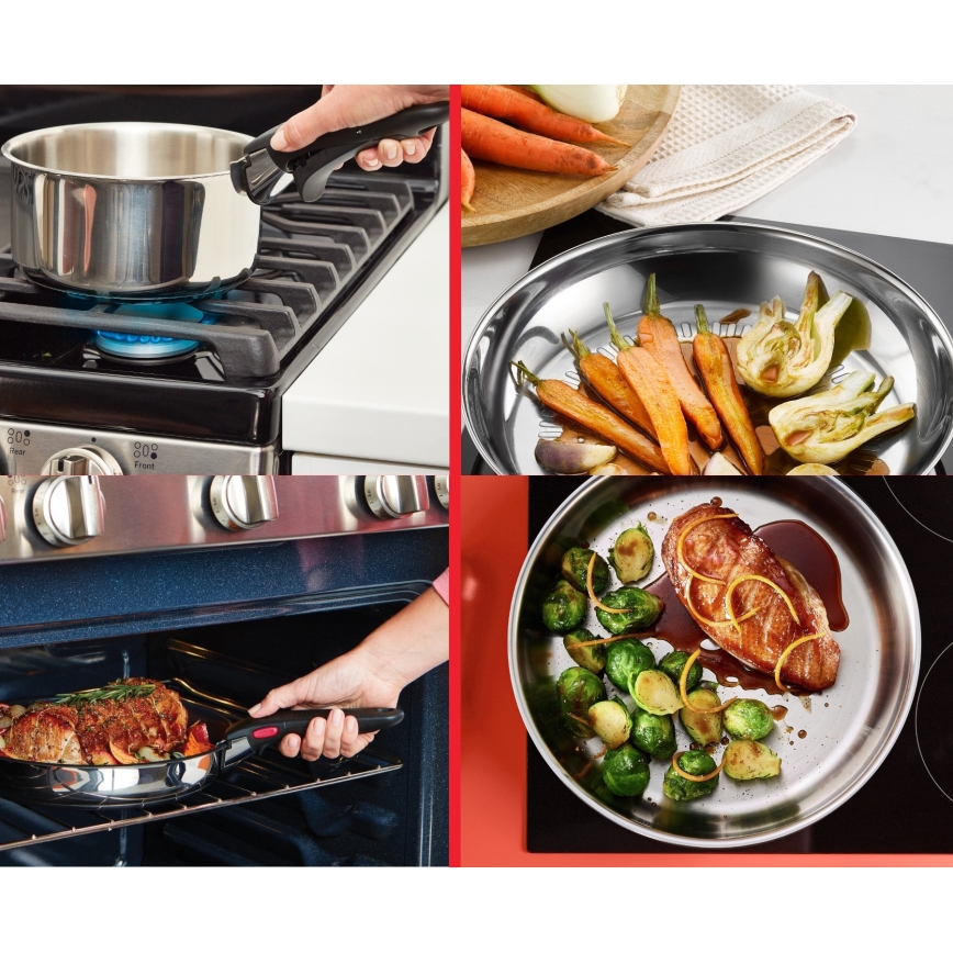 Tefal - Sada riadu 6 ks INGENIO COOK z nerezovej ocele