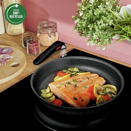 Tefal - Sada riadu 7 ks INGENIO BLACK STONE