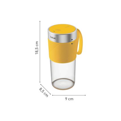 Tefal - Smoothie mixér BLENDFORCE 50W/5V 1200 mAh žltá