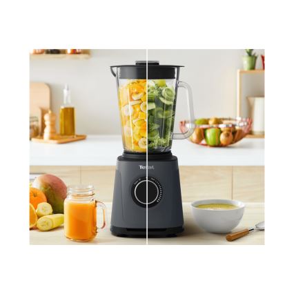 Tefal - Stolný mixér 2 l PERFECTMIX+ 1200W/230V čierna