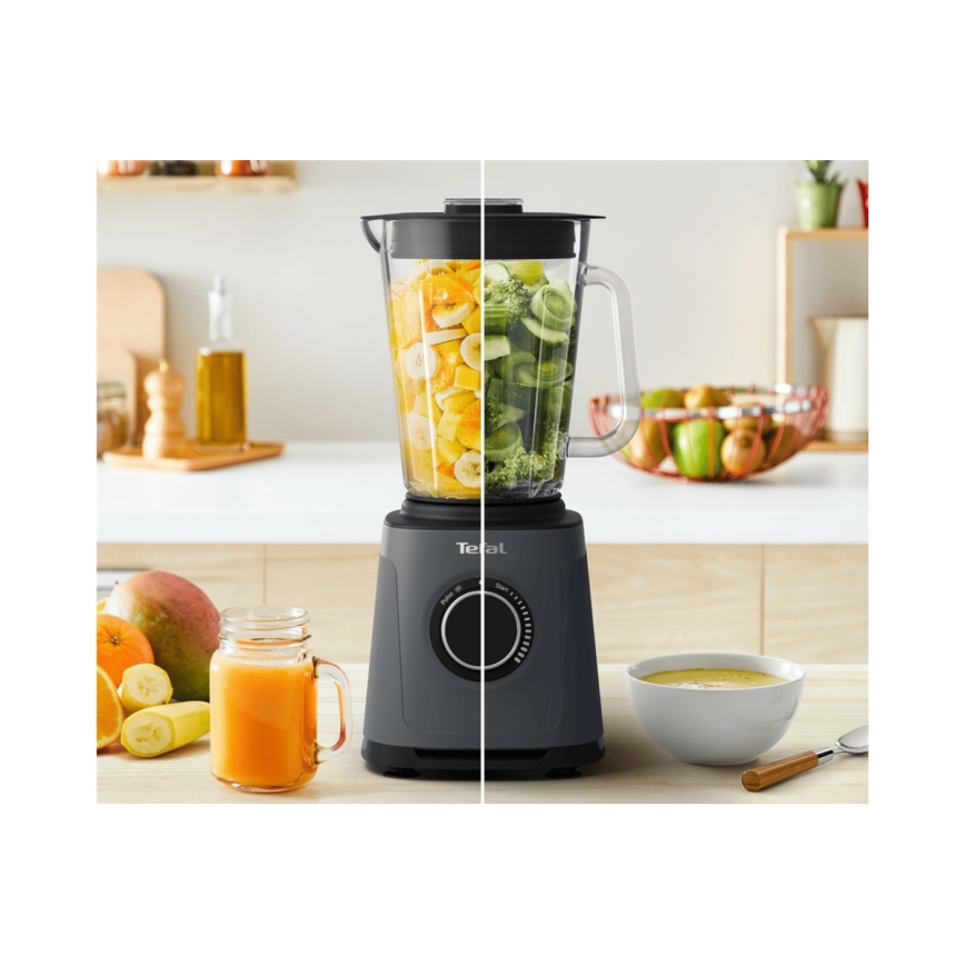 Tefal - Stolný mixér 2 l PERFECTMIX+ 1200W/230V čierna