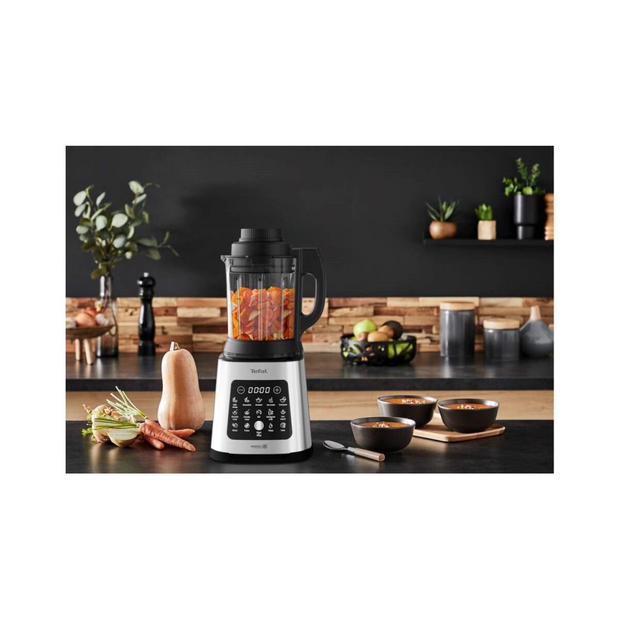Tefal - Stolný mixér 2 l PERFECTMIX+ 1400W/230V matný chróm