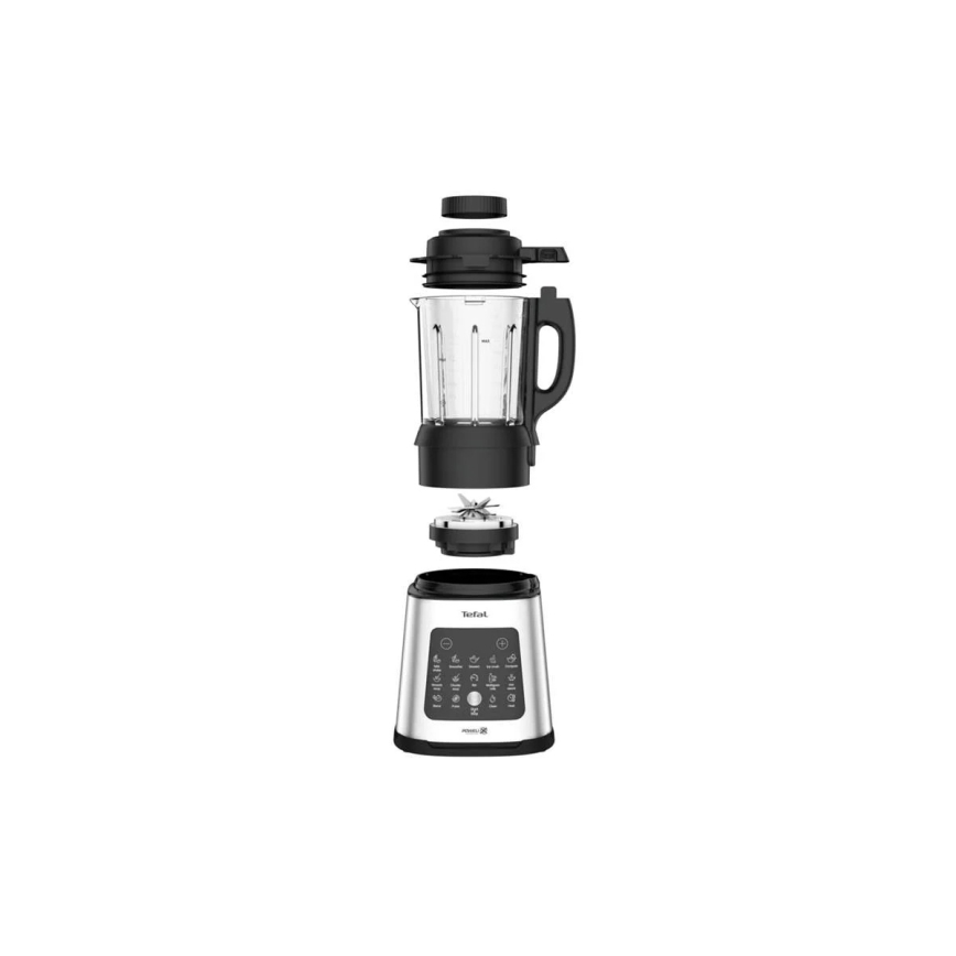 Tefal - Stolný mixér 2 l PERFECTMIX+ 1400W/230V matný chróm