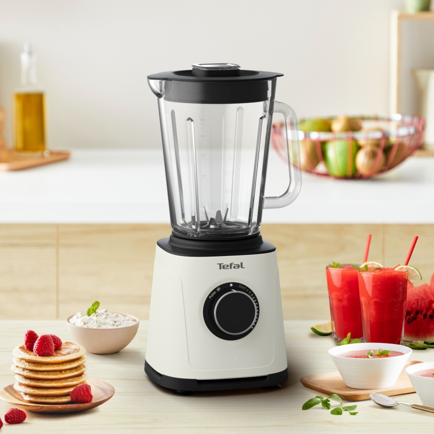 Tefal - Stolný mixér 2 l PERFECTMIX ESSENTIAL 1200W/230V biely