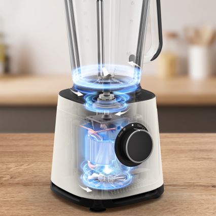 Tefal - Stolný mixér 2 l PERFECTMIX ESSENTIAL 1200W/230V biely