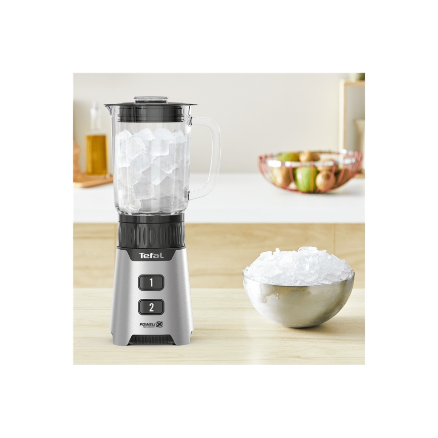 Tefal - Stolný mixér BLENDFORCE 400W/230V nerez/čierna