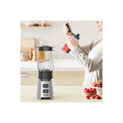 Tefal - Stolný mixér BLENDFORCE 400W/230V nerez/čierna