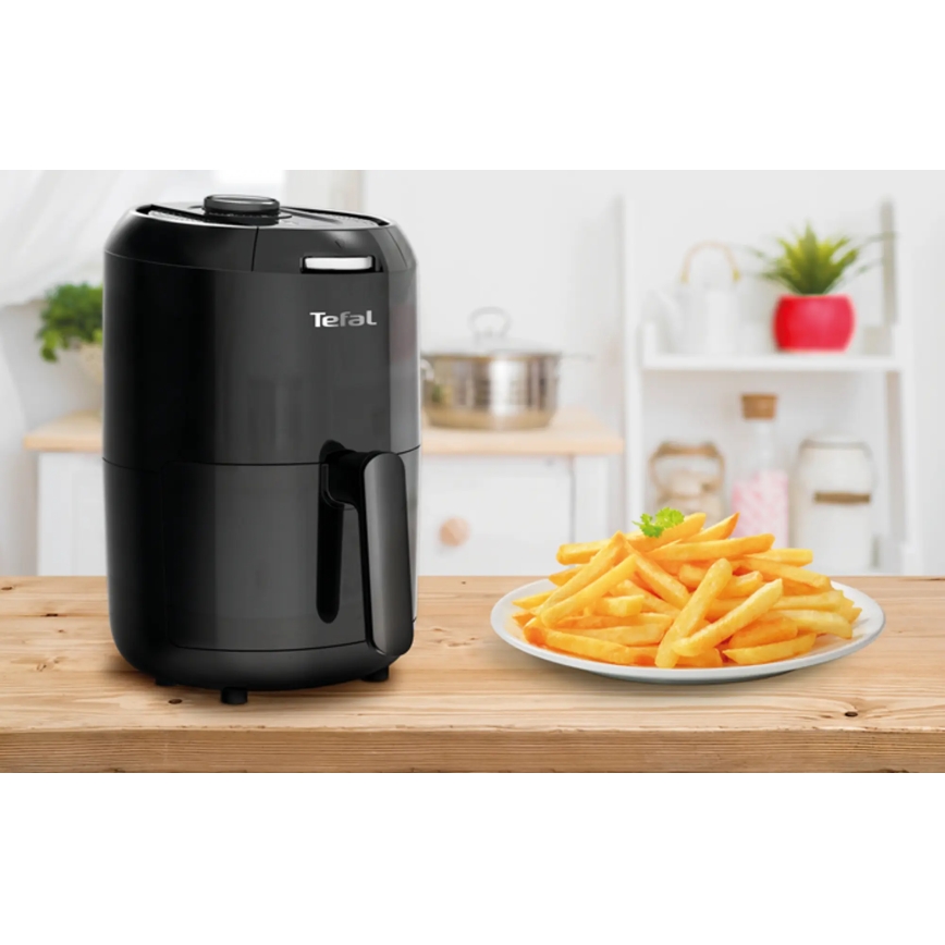 Tefal - Teplovzdušná fritéza 1,6 l EASY FRY COMPACT 1030W/230V čierna