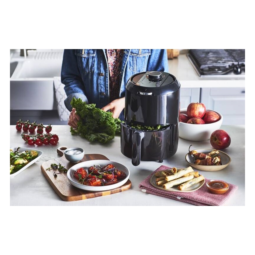Tefal - Teplovzdušná fritéza 1,6 l EASY FRY COMPACT 1030W/230V čierna
