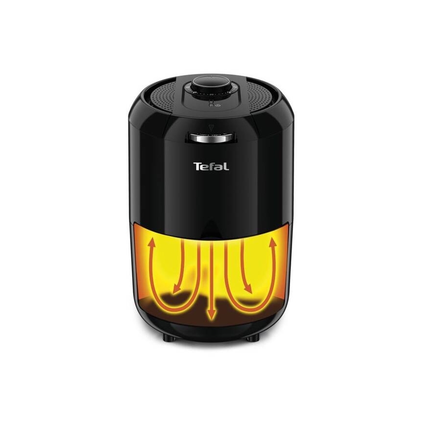 Tefal - Teplovzdušná fritéza 1,6 l EASY FRY COMPACT 1030W/230V čierna