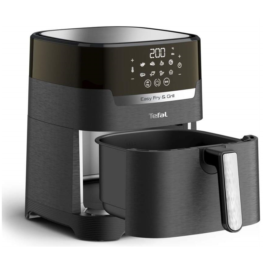 Tefal - Teplovzdušná fritéza 4,2 l EASY FRY&GRILL 2v1 1550W/230V čierna