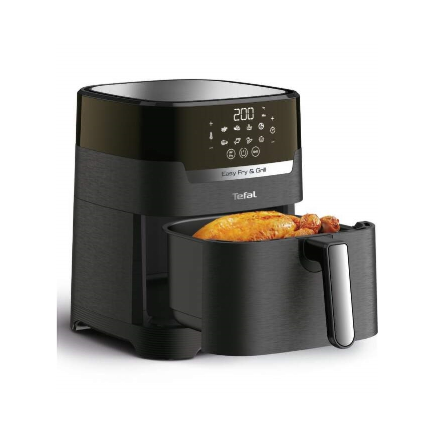 Tefal - Teplovzdušná fritéza 4,2 l EASY FRY&GRILL 2v1 1550W/230V čierna