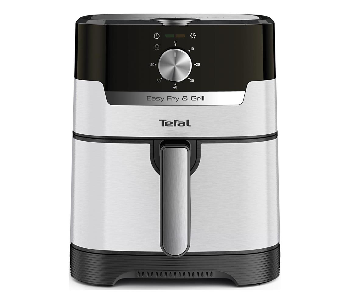 Tefal - Teplovzdušná fritéza 4,2 l EASY FRY&GRILL 2v1 1550W/230V nerez EY501A10