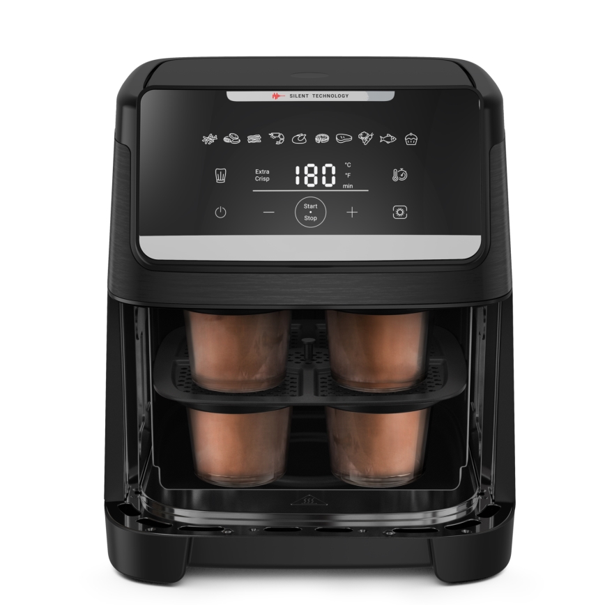 Tefal - Teplovzdušná fritéza 7 l EASY FRY SILENCE 1800W/230V