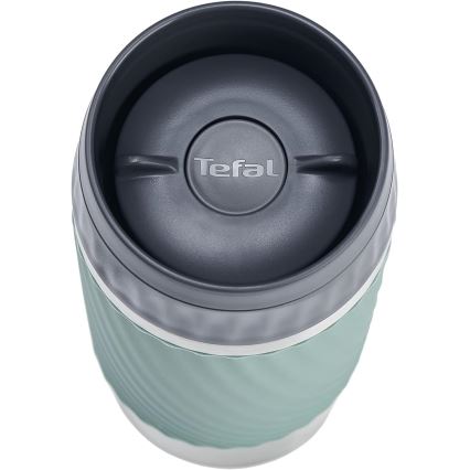 Tefal - Termohrnček 360 ml EASY TWIST MUG nerez/zelená