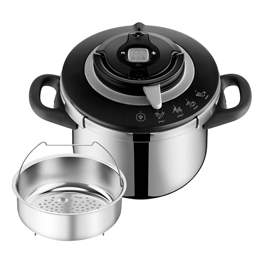 Tefal - Tlakový hrniec 6 l CLIPSO+ CHEF nerez