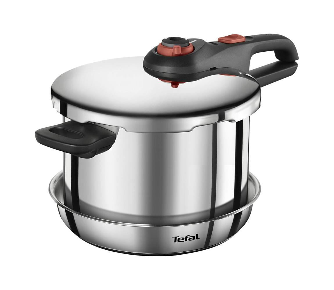 Tefal - tlakový hrniec 6 l SECURE TRENDY + 5-dielna sada INGENIO EMOTION P2580708