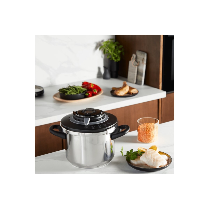 Tefal - Tlakový hrniec 8 l CLIPSO+ CHEF nerez