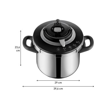 Tefal - Tlakový hrniec 8 l CLIPSO+ CHEF nerez