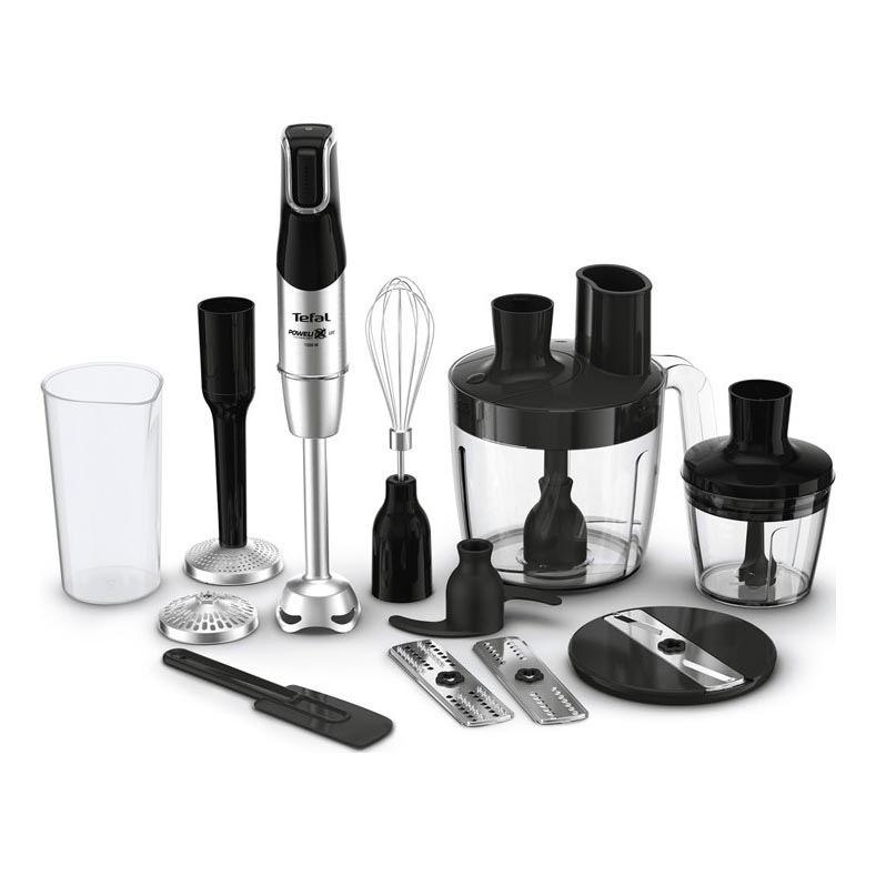 Tefal - Tyčový mixér INFINY FORCE PRO 5v1 1200W/230V čierna/nerez