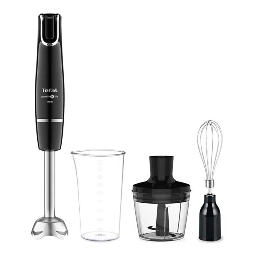 Tefal - Tyčový mixér INFINY FORCE V2 3v1 1000W/230V čierna/nerez