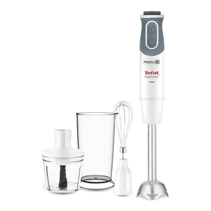 Tefal - Tyčový mixér OPTICHEF 800W/230V biela