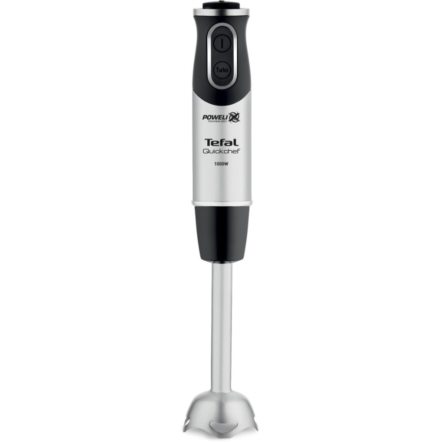 Tefal - Tyčový mixér QUICKCHEF 2v1 1000W/230V matný chróm/čierna