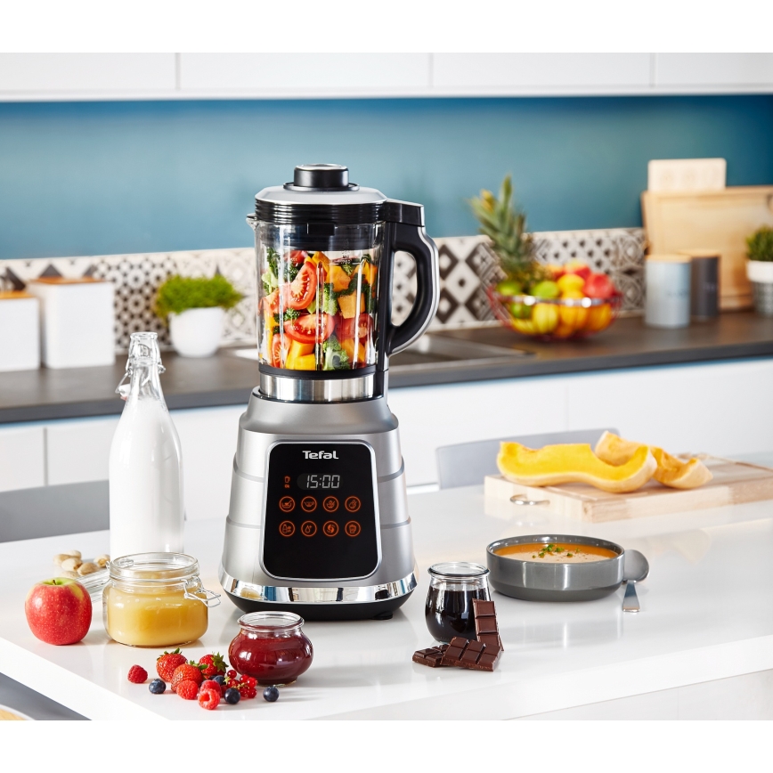 Tefal - Varný stolný mixér HIGH SPEED ULTRABLEND BOOST 1300W/230V šedá