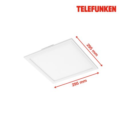 Telefunken 308606TF - LED Prisadený panel so senzorom LED/13W/230V