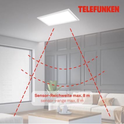 Telefunken 308706TF - LED Stropné svietidlo so senzorom LED/36W/230V