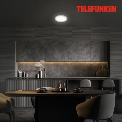 Telefunken 310102TF - LED RGBW Stmievateľné kúpeľňové podhľadové svietidlo LED/18W/230V 2700-6500K IP23 Wi-Fi Tuya