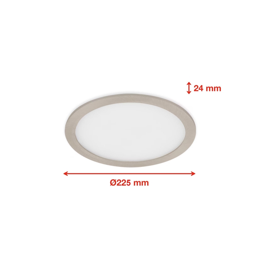 Telefunken 310102TF - LED RGBW Stmievateľné kúpeľňové podhľadové svietidlo LED/18W/230V 2700-6500K IP23 Wi-Fi Tuya