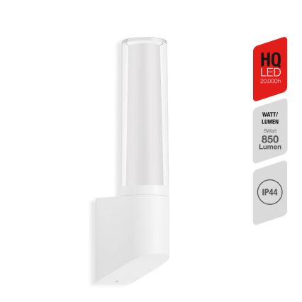 Telefunken 311306TF - LED vonkajšie nástenné svietidlo LED/8W/230V 4000K IP44 biela