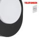 Telefunken 312005TF - LED Vonkajšie nástenné svietidlo LED/8W/230V IP44 čierna