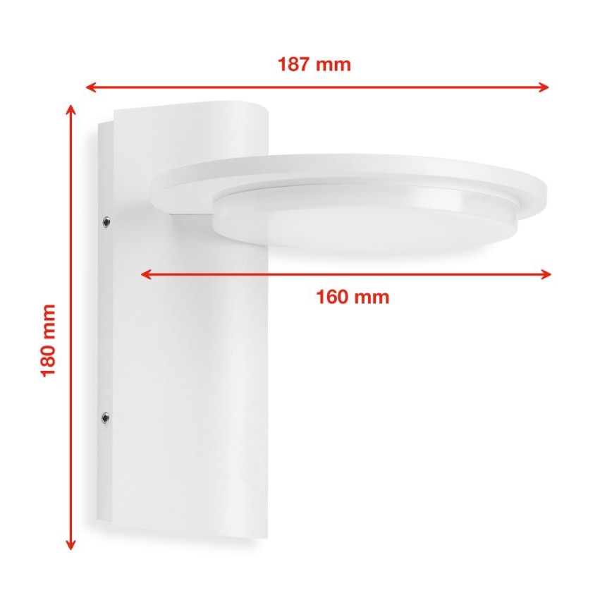 Telefunken 312406TF - LED Vonkajšie nástenné svietidlo LED/10W/230V IP44