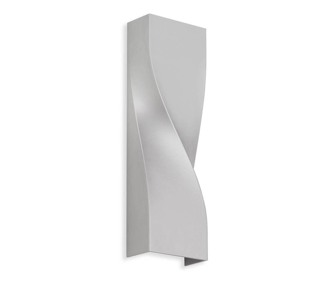 Telefunken Telefunken 312704TF-LED Vonkajšie nástenné svietidlo 2xLED/5,5W/230V IP44 strieborná